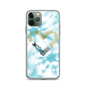 Money Luv Blue iPhone Case