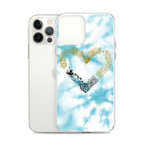 Money Luv Blue iPhone Case