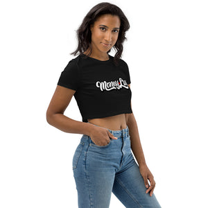 Money Luv Script organic Crop Top