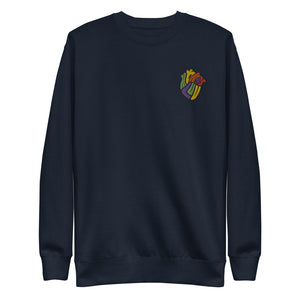 Multi color logo Fleece Pullover