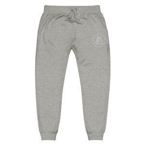 White Monogram Fleece sweatpants