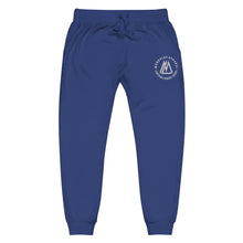 White Monogram Fleece sweatpants