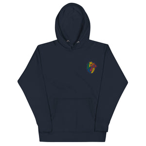 Multi Color Heart Hoodie